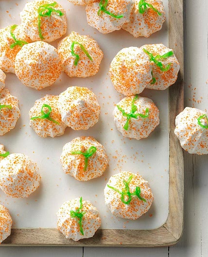 Mini Meringue Pumpkins
