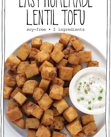 Easy Homemade Lentil Tofu