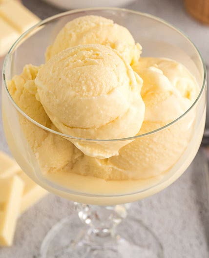 White Chocolate Ice Cream