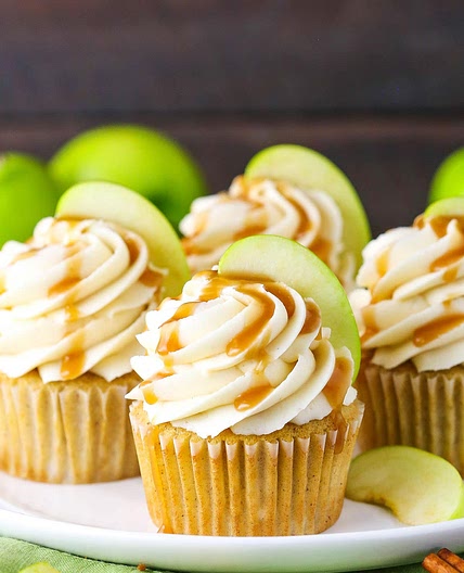 Caramel Apple Cupcakes