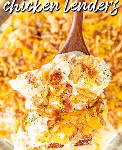 Smothered Crack Dip Chicken Tenders