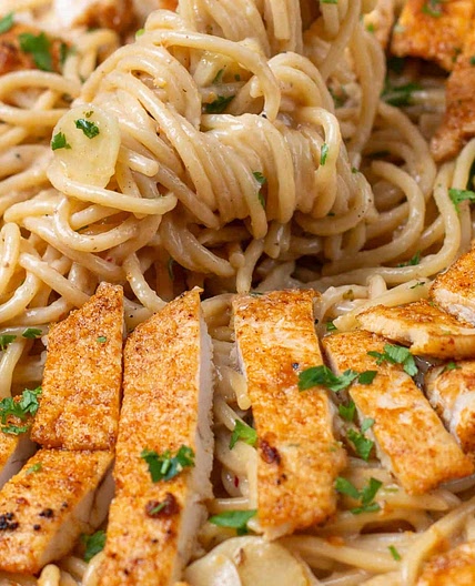 Chicken Garlic Parmesan Pasta