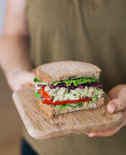 Chickpea Tuna Sandwiches