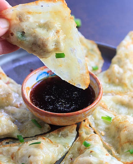 Easy Keto Potstickers with Asian Dipping Sauce Recipe