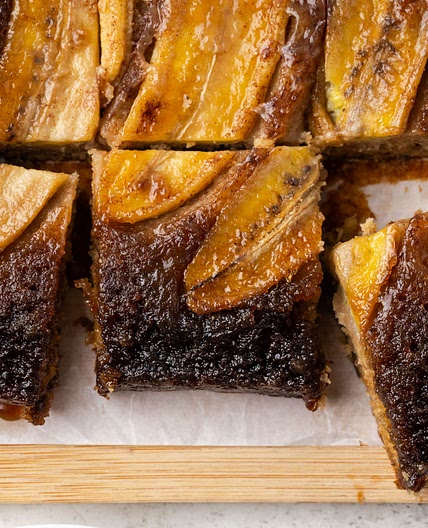 Bananas Foster Upside Down Cake