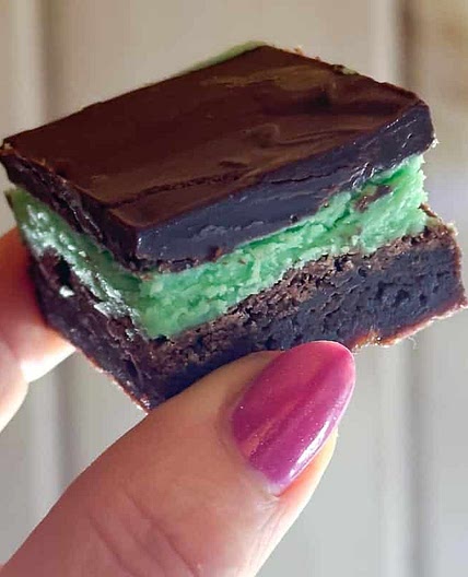 Low FODMAP Mint Brownies