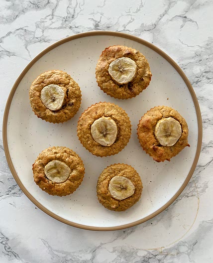 Blender Banana Nut Muffins