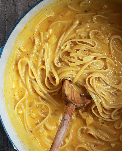 One Pot Creamy Pumpkin Pasta
