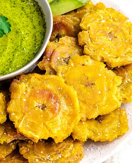 Tostones (Fried Green Plantains)