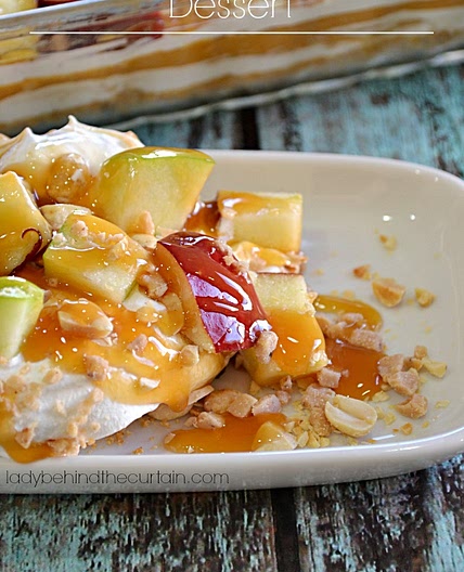 Caramel Apple Pudding Dessert