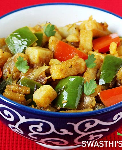 Aloo Capsicum | Aloo Shimla Mirch