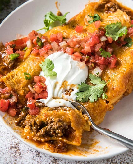 Ground Beef Enchiladas