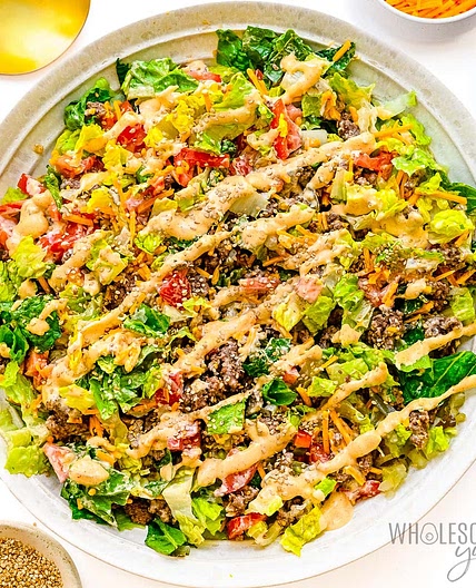 Big Mac Salad (Cheeseburger Salad)