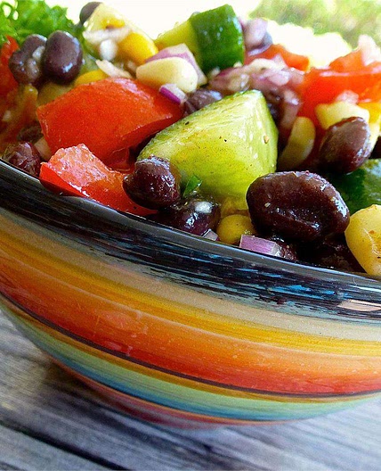 Black Bean and Cucumber Salad