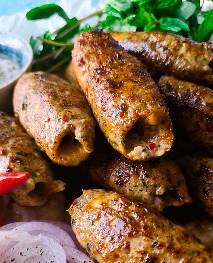 Chicken Cheddar Kabab