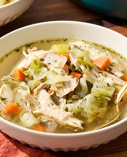 Chicken Soup with Cabbage