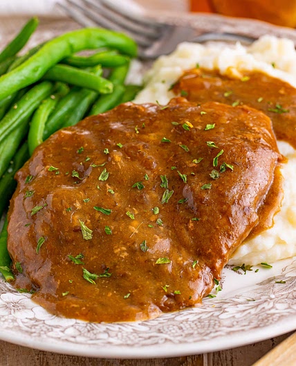 Crock Pot Cubed Steak (+Video)