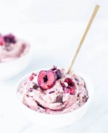 Cherry Chocolate Chip Nice Cream