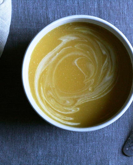 Butternut Squash Soup with Miso and Coconut