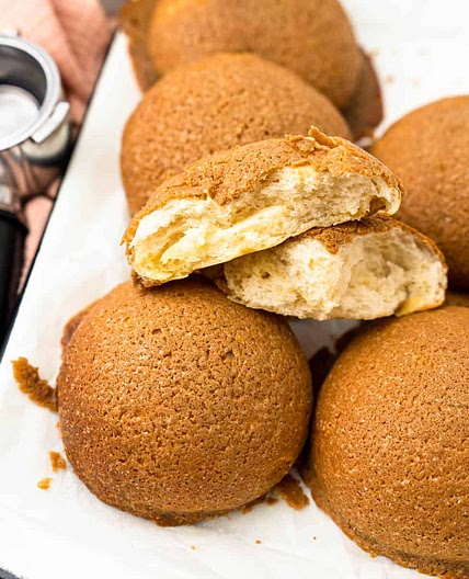 Delicious Coffee Buns with Crunchy Crust
