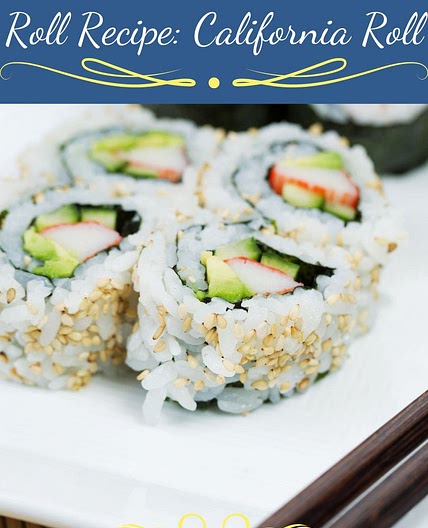 Imitation Crab Sushi Roll Recipe: California Roll