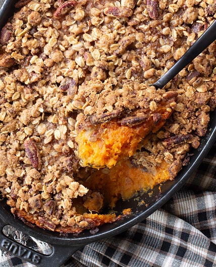 Baked Sweet Potato and Apple Casserole