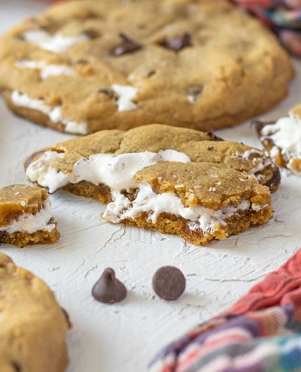 Chocolate Chip Marshmallow Cookies