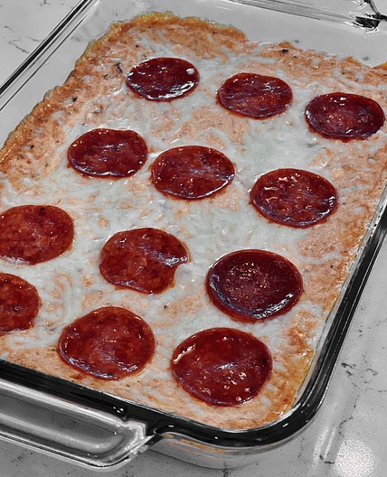 Cottage Cheese Pizza Dip ~ Simple High Protein Snack