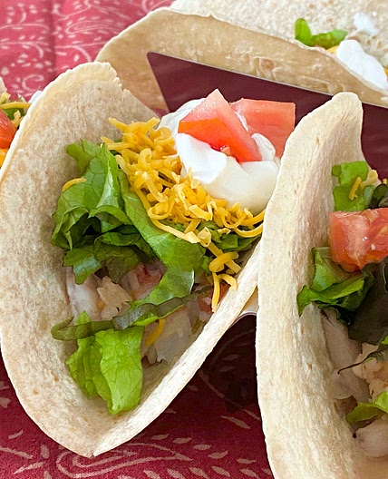 Easy Salsa Fish Tacos