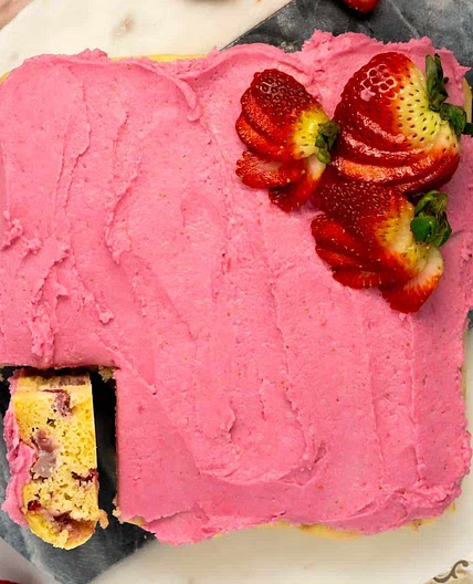 Gluten-Free Strawberry Cake