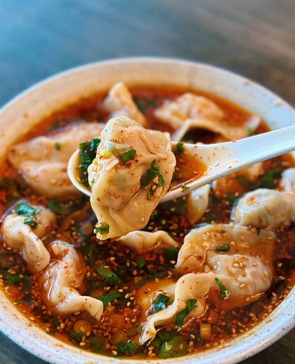 Hot and Sour Dumplings