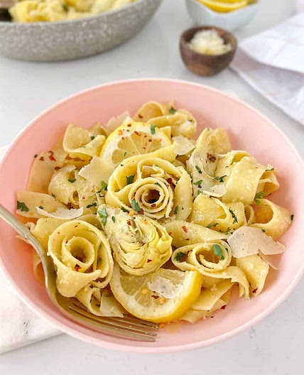 Lemon Artichoke Pasta
