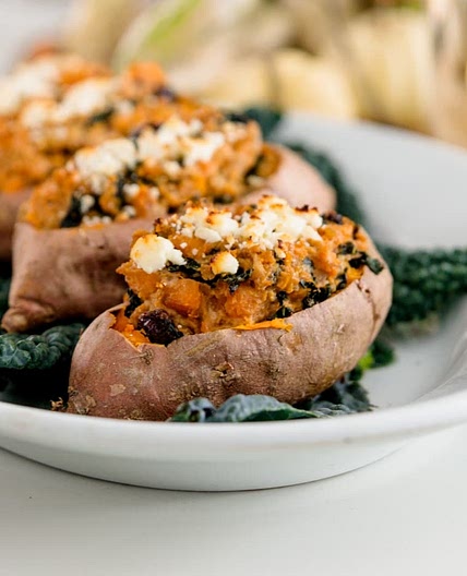 Twice Baked Sweet Potatoes