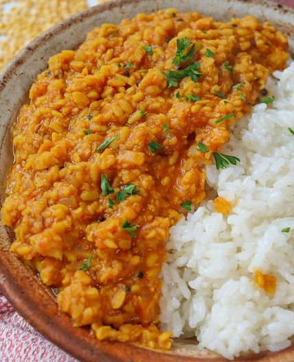 Easy Yellow Lentil Dal Curry