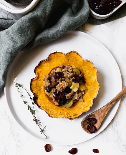 Stuffed Acorn Squash (Paleo, Whole30, AIP)