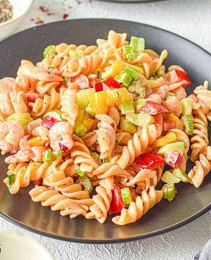 Creamy Shrimp Pasta Salad Recipe