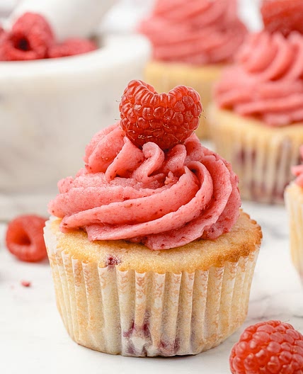 Raspberry Cupcakes