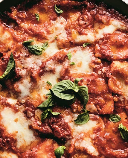 Speedy Skillet Ravioli Lasagna