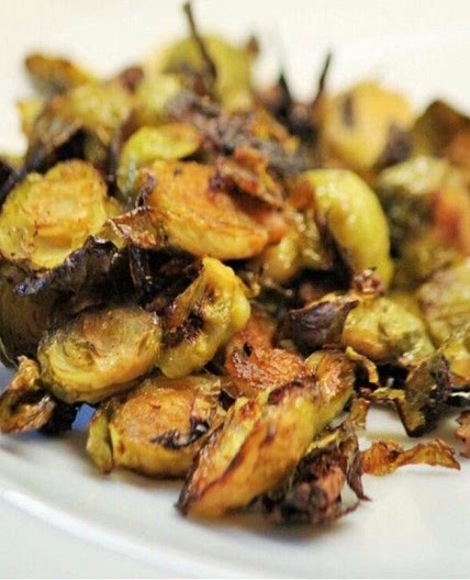 Garlicky Brussells sprouts