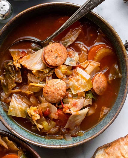Cabbage Soup with Sausage