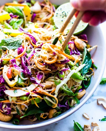 Thai Peanut Noodle Salad Recipe