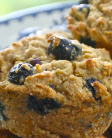 Vegan Blueberry Loaded Muffins