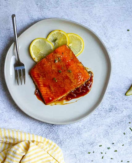 Whiskey Glazed Salmon