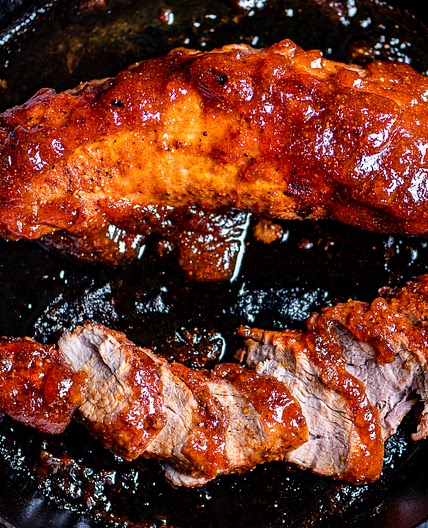 Oven Baked BBQ Pork Tenderloin