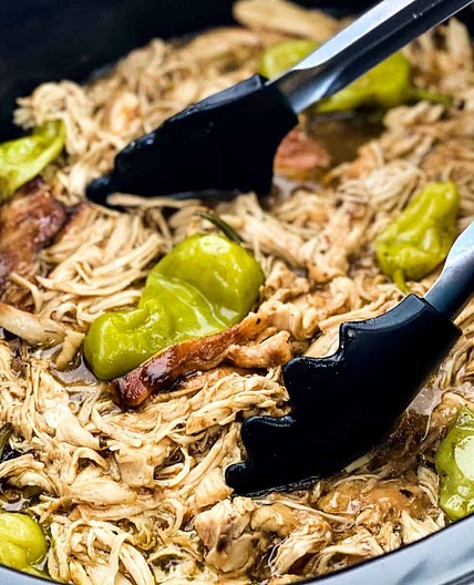 Easy Slow Cooker Mississippi Chicken