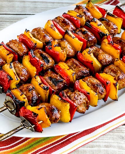 Grilled Sausage and Peppers
