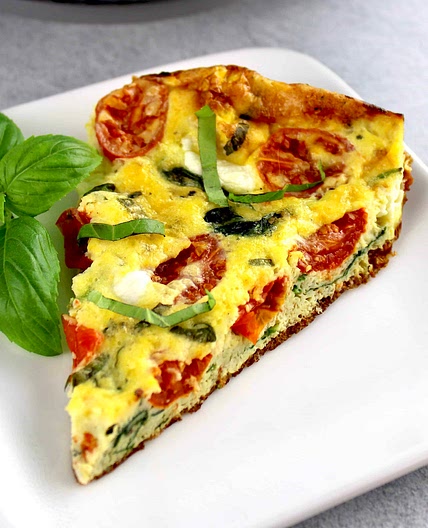 Easy Caprese Frittata