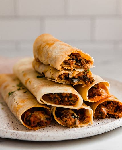 Gluten Free Pizza Taquitos {Paleo & AIP Options}