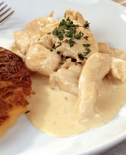 Pouletgeschnetzeltes nach Zürcher Art