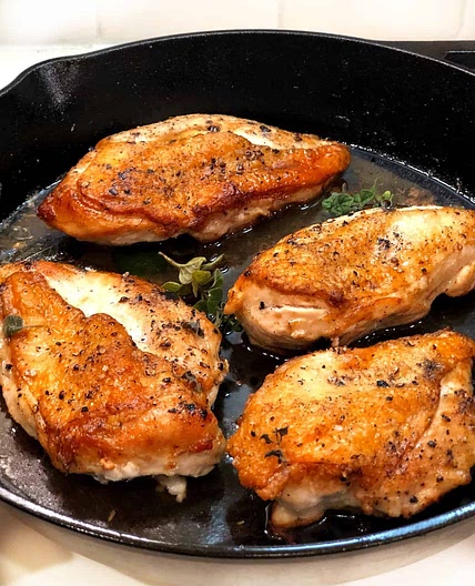 The Best Cast Iron Chicken Breast